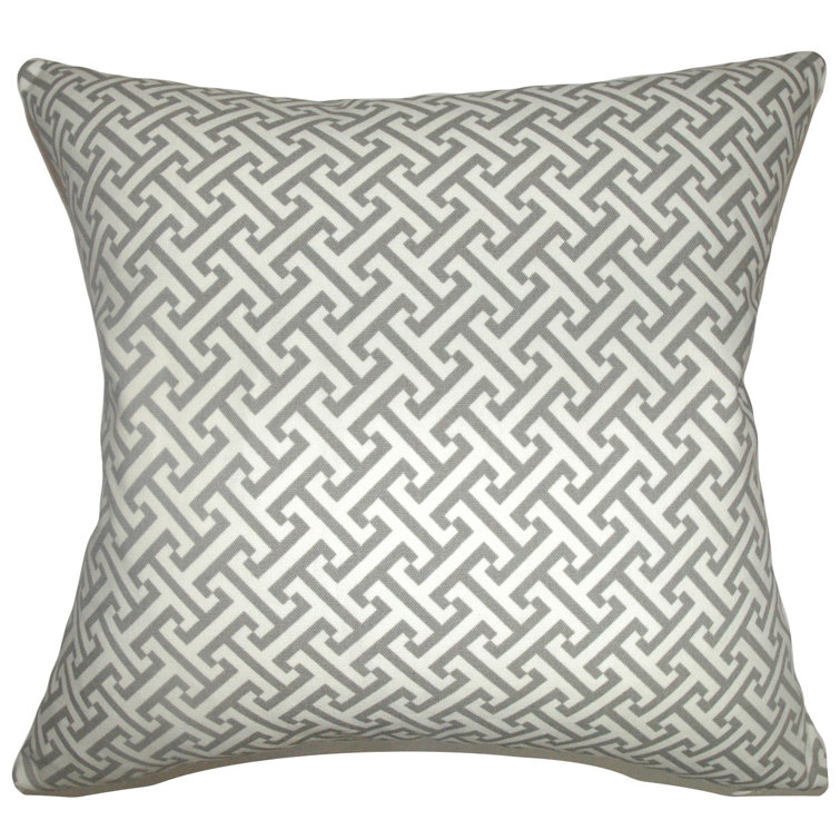 The Pillow Collection Taie décorative de literie à la géométrie quentin